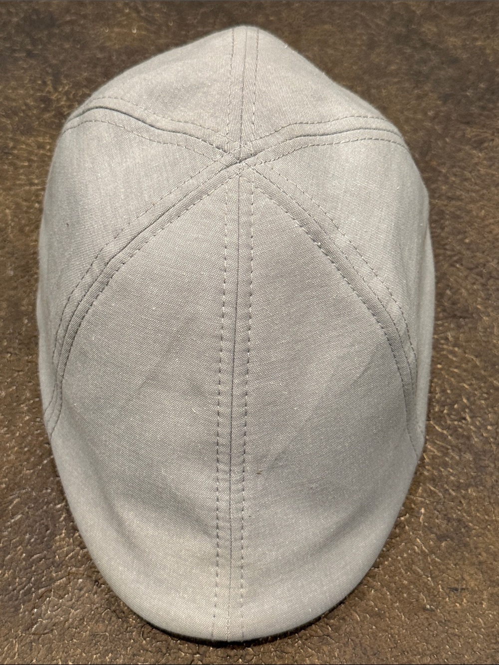Boston Scally Company - XL -Men's Beige Flat Cap - Lightweight Cotton Blend